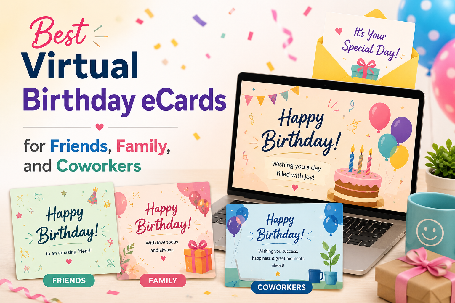 Best Virtual Birthday eCards for Friends, Family, and Coworkers