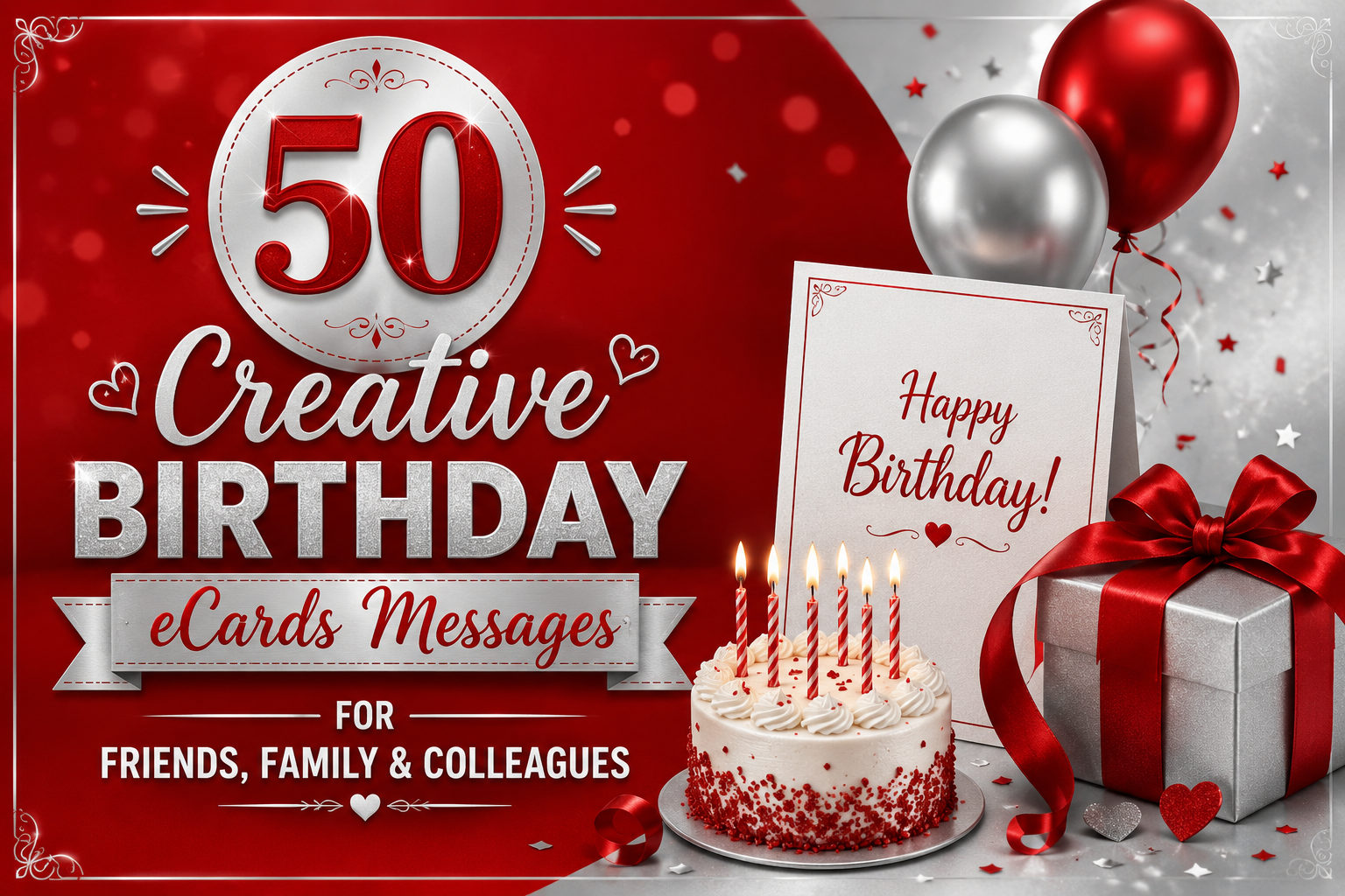 50 Creative Birthday eCards Messages for Friends, Family & Colleagues