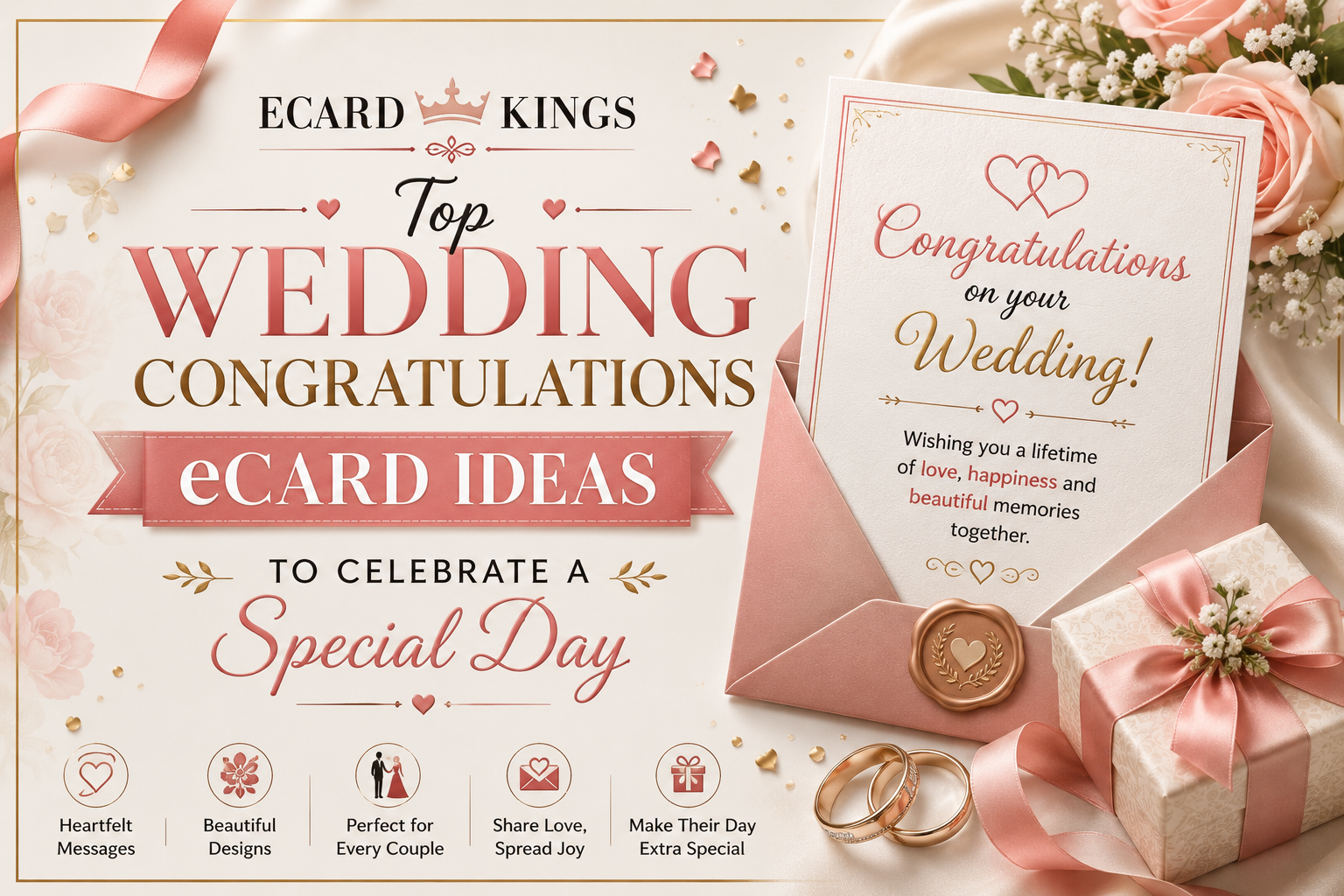 Top Wedding Congratulations eCard Ideas to Celebrate a Special Day