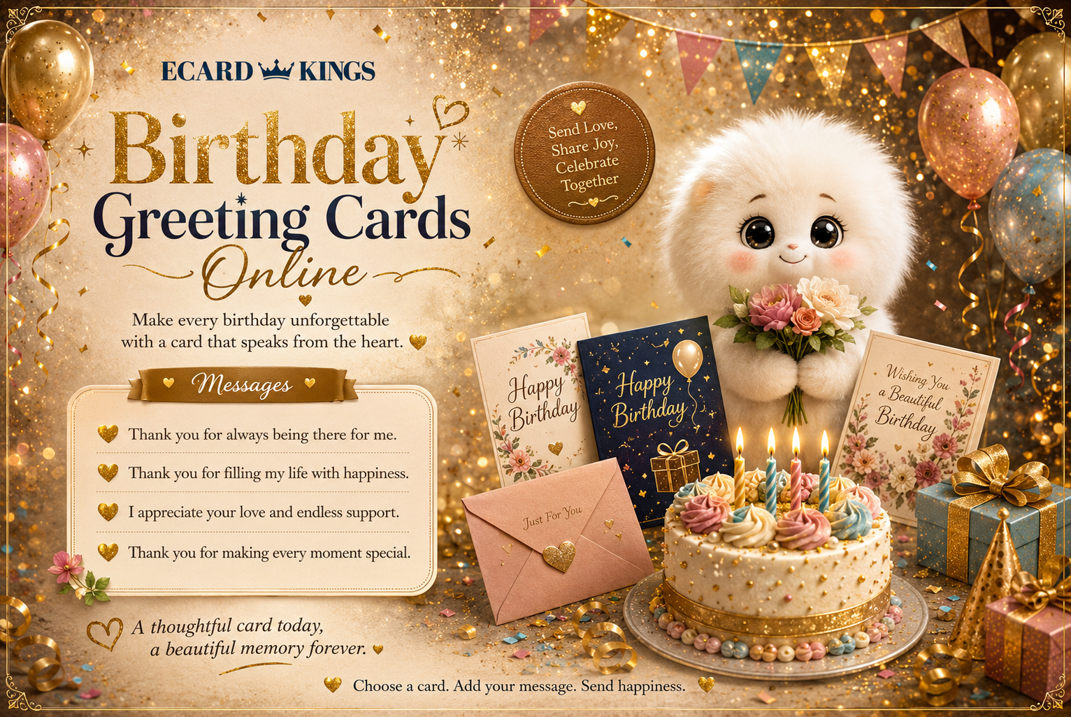 Birthday Greeting Cards Online: Make Every Birthday Unforgettable with Personalized eCards