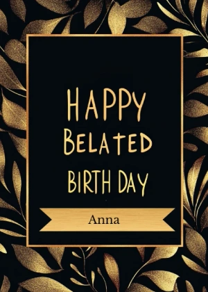 Birthday Leaf