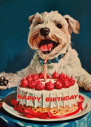 Birthday Cake Puppy