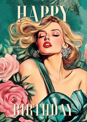 Fashion girl birthday