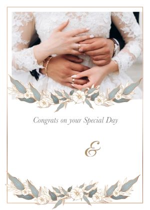 Congrats On Your Special Day Floral