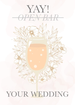 Yay Open Bar Your Wedding
