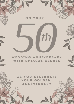 50th Golden Wedding Anniversary