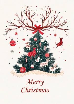 Merry Christmas Reindeer